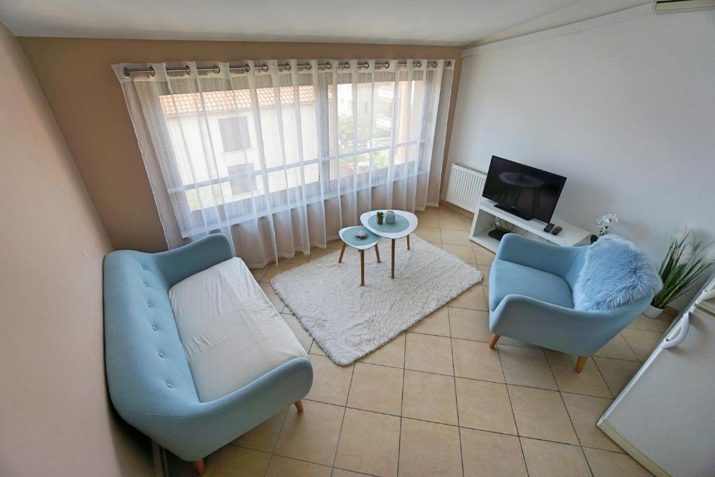 Borik Hills apartment living room in Zadar, Croatia
